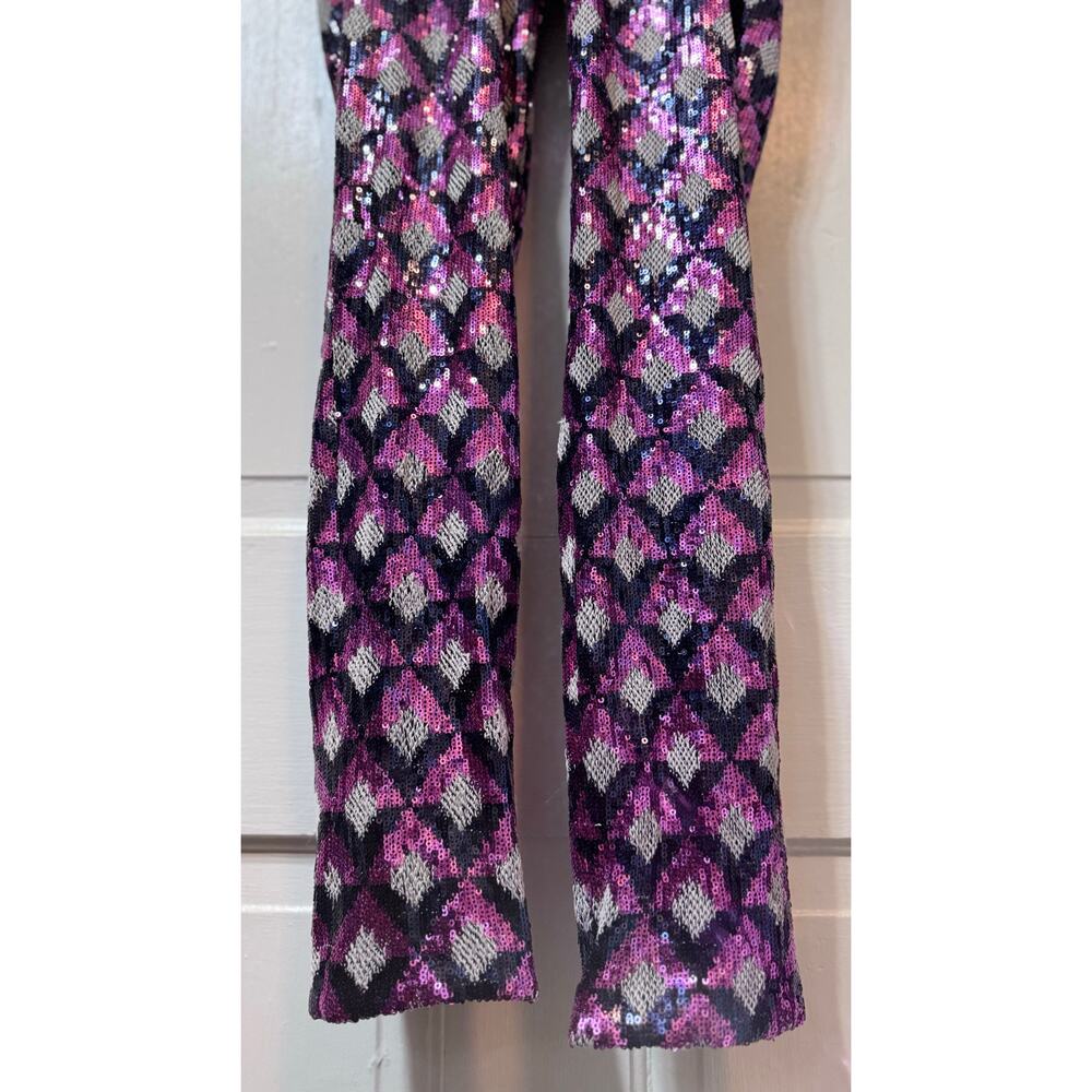 Ramy Brook Ramona Geometric Sequined Jumpsuit Size XS-S - Picture 2 of 13